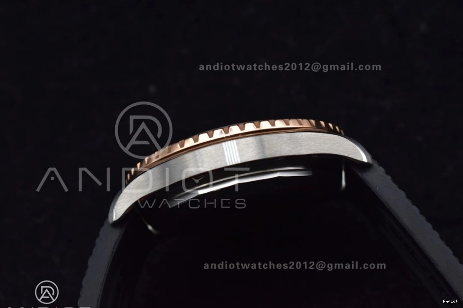 RG SuperOcean Best Strap 42 A2824 Automatic Black Rubber Edition Dial SS on Black BLSF 1:1 0211